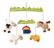 Mobiles and music carousels