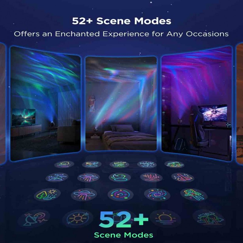 Immerse Yourself in a Magical Starry Sky and Aurora Borealis at Home with the Govee H6093 Star Light Projector