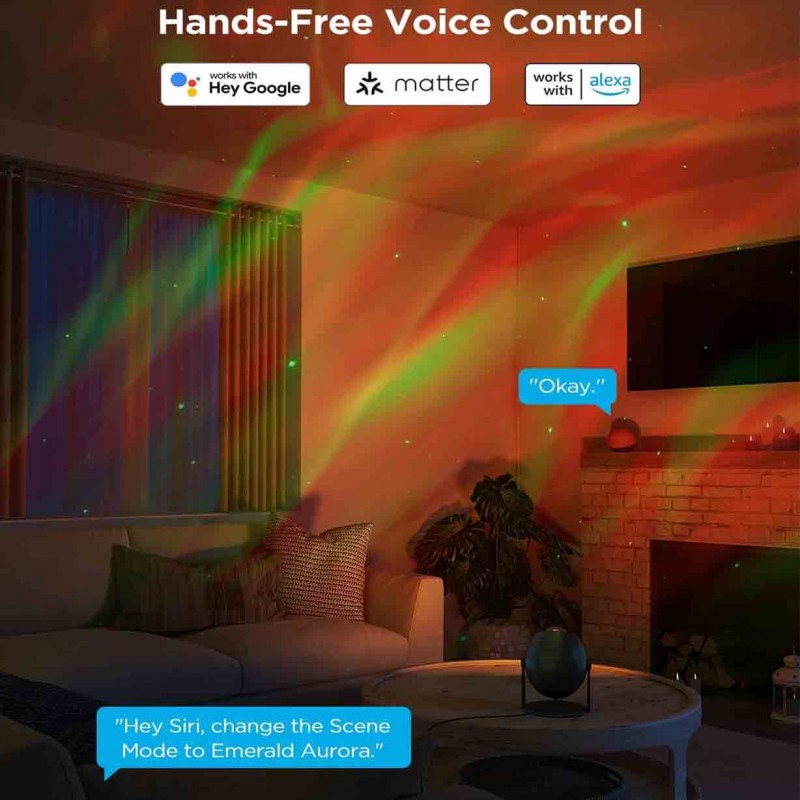 Immerse Yourself in a Magical Starry Sky and Aurora Borealis at Home with the Govee H6093 Star Light Projector