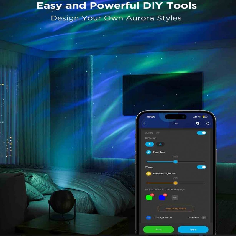 Immerse Yourself in a Magical Starry Sky and Aurora Borealis at Home with the Govee H6093 Star Light Projector