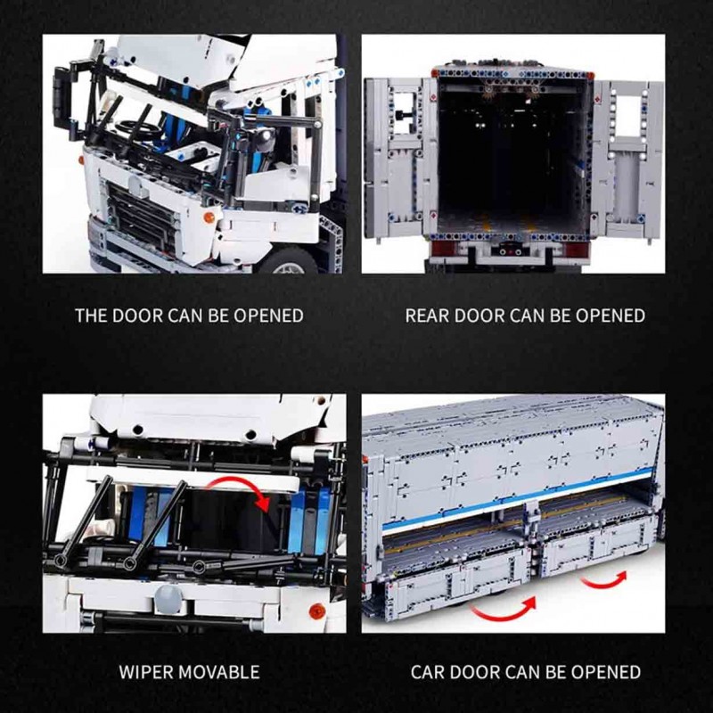 Mould King 13139 Wing-Body Truck Construction Kit, MOC Building Blocks Set to Assemble, Gift Toy for Kids Aged 8+ / Adults and Collectible Enthusiasts (4166 pcs)
