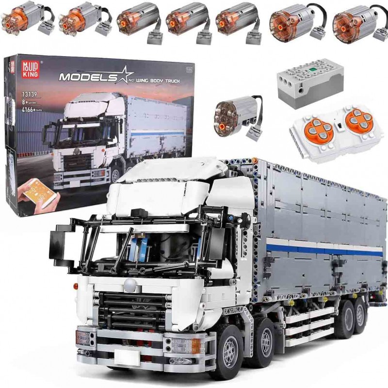 Mould King 13139 Wing-Body Truck Construction Kit, MOC Building Blocks Set to Assemble, Gift Toy for Kids Aged 8+ / Adults and Collectible Enthusiasts (4166 pcs)