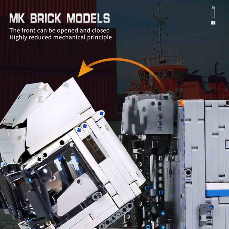 Mould King 13139 Wing-Body Truck Construction Kit, MOC Building Blocks Set to Assemble, Gift Toy for Kids Aged 8+ / Adults and Collectible Enthusiasts (4166 pcs)