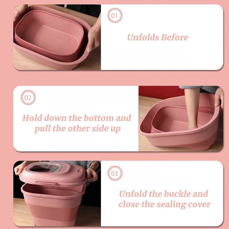 Keep Food Fresh and Save Space with the Versatile Collapsible Food Storage Container! 