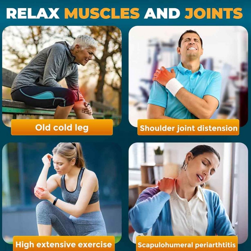 Cordless Heated Knee Brace Wrap for Pain Relief: Adjustable Heating Knee Pad for Knee Elbow Shoulder Arthritis