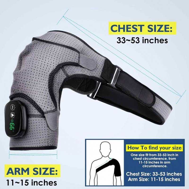 Naipo Shiatsu Shoulder Massager with Vibration: Deep Kneading Neck & Back Massager with Heat in Toronto