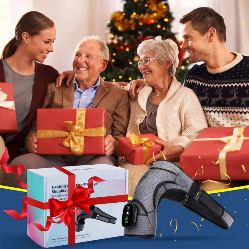 Naipo Shiatsu Shoulder Massager with Vibration: Deep Kneading Neck & Back Massager with Heat in Toronto