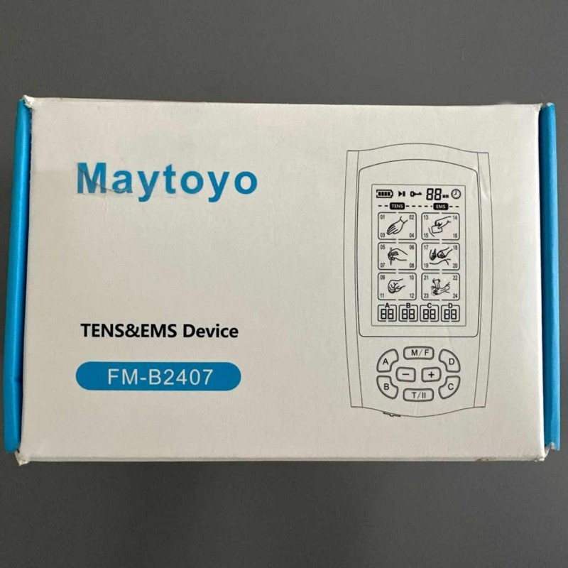 Maytoyo 4-Channel TENS Massager: Effective Pain Relief & Muscle Stimulation