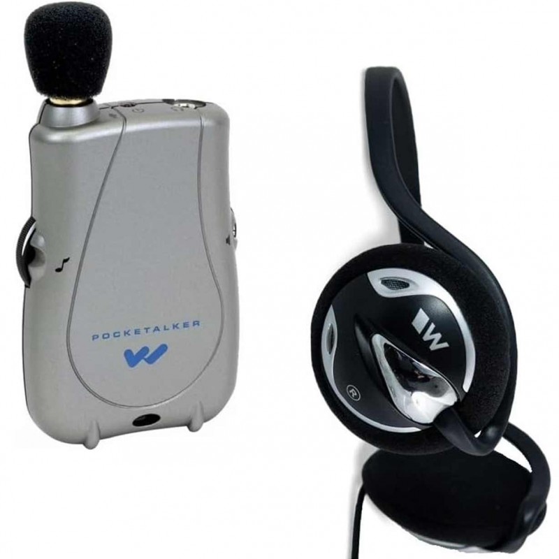 Williams Sound Pocket Talker Ultra with Single Minibud and Headset, 0.42 Kg