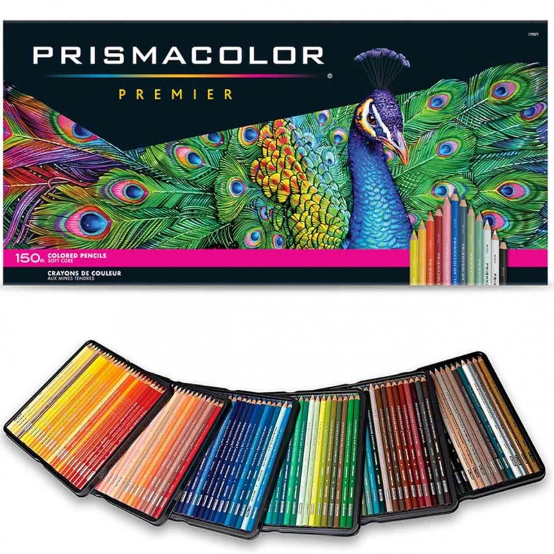 PRISMACOLOR Premier Soft Core Colored Pencils, 150 Colored Pencils (1799879)
