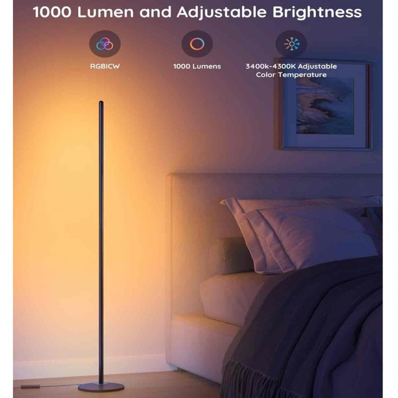 Govee RGBIC H6076 Smart Corner Floor Lamp: Create a Unique Atmosphere in Your Home