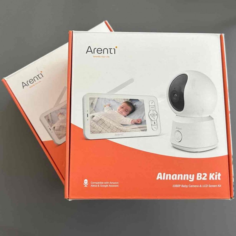 Arenti AInanny Baby Monitor: 360° View, Night Vision & 2-Way Audio