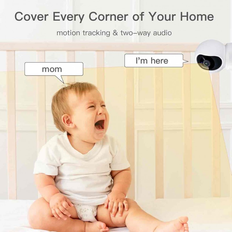 Arenti AInanny Baby Monitor: 360° View, Night Vision & 2-Way Audio