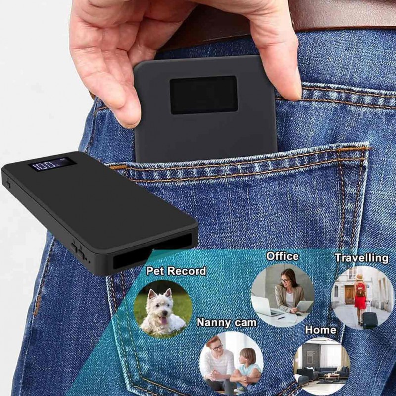 2 in 1 Power Bank 10000 mAh + Mini Spy Hidden Camera Full HD 1080P with Gravity Sensor/Night Vision