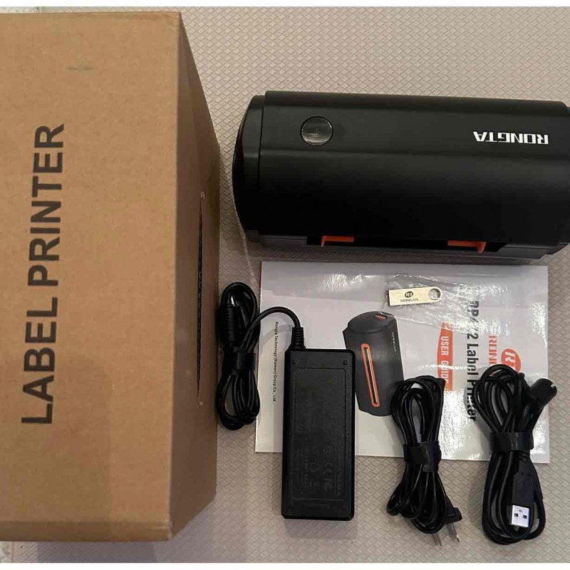 Rongta 4x6 Thermal Label Printer, Shipping Labels Postage Barcode Printers, Compatible with Windows Laptop Computer for Office Home Ebay, Amazon, FedEx, Shopify, No Bluetooth (RP422)