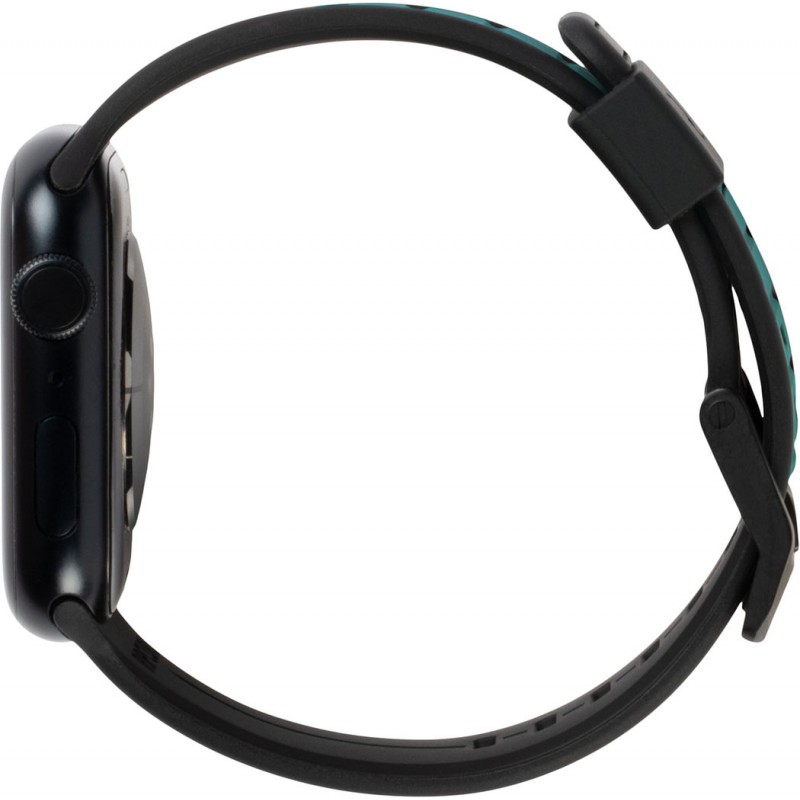 Ремінець UAG для Apple Watch 45/44/42 Torquay, Black-Turquoise
