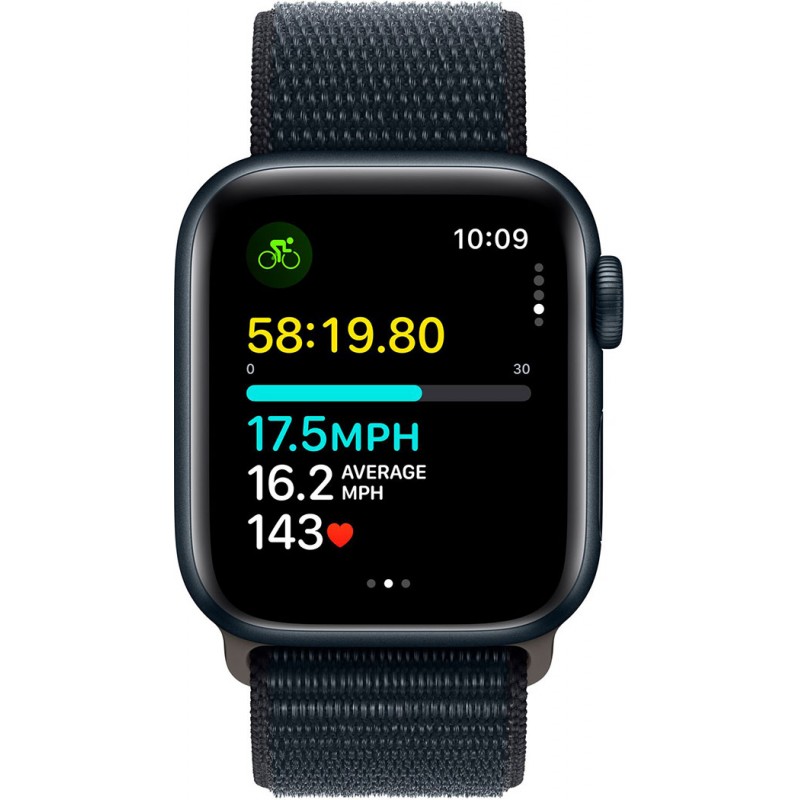 Смартгодинник Apple Watch SE GPS 40mm Midnight Aluminium Case with Midnight Sport Loop