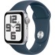 Смартгодинник Apple Watch SE GPS 40mm Silver Aluminium Case with Storm Blue Sport Band – S/M