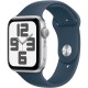 Смартгодинник Apple Watch SE GPS 44mm Silver Aluminium Case with Storm Blue Sport Band – M/L