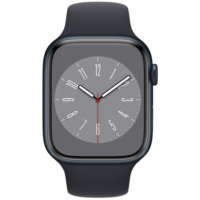 Смартгодинник Apple Watch Series 8 GPS 45mm Midnight Aluminium Case with Midnight Sport Band