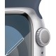Смартгодинник Apple Watch Series 9 GPS 41mm Silver Aluminium Case with Storm Blue Sport Band – M/L