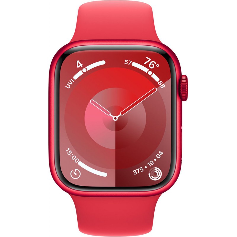Смартгодинник Apple Watch Series 9 GPS 45mm RED Aluminium Case with RED Sport Band – S/M